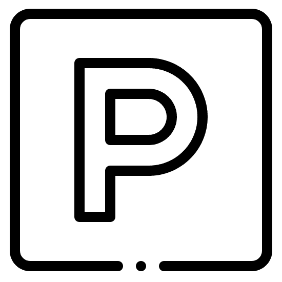 A simple outline of a light bulb.